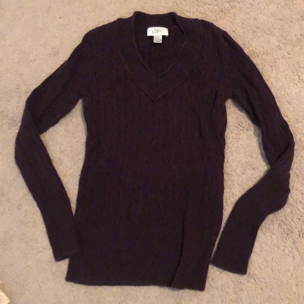Purple Ann Taylor sweater xs